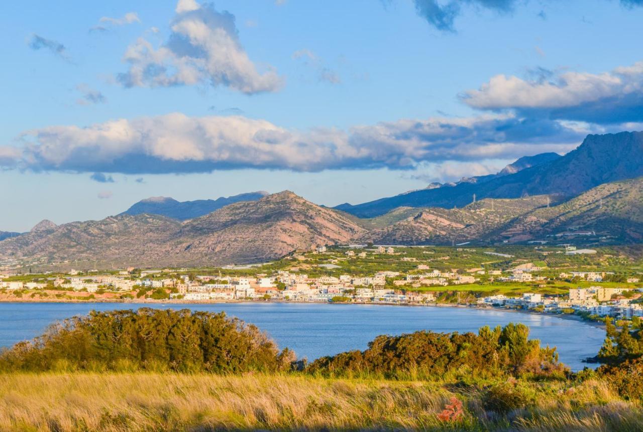 Апартаменты Studio Athena With Panoramic View Of Makrygialos Pilalimata Экстерьер фото